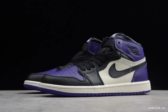'Court Retro 555088-501 OG Jordan Kid Kids 1 Air 555088-501 High  Purple' 0514